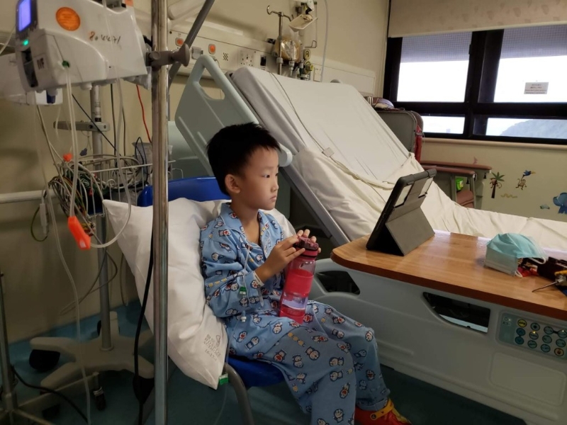 Jarvis患病期间经常出入医院。 (受访者提供) Jarvis患病期间经常出入医院。 (受访者提供)