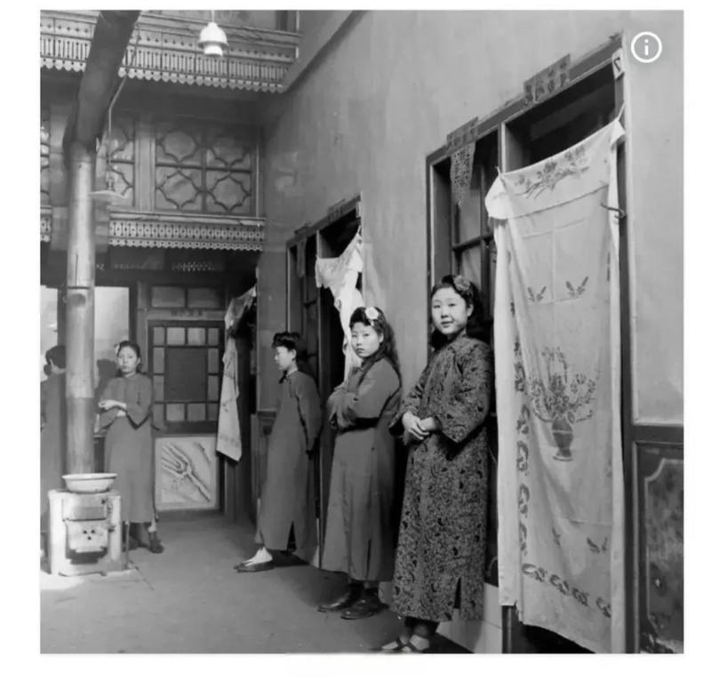 40年代沈阳妓院。 40年代沈阳妓院。