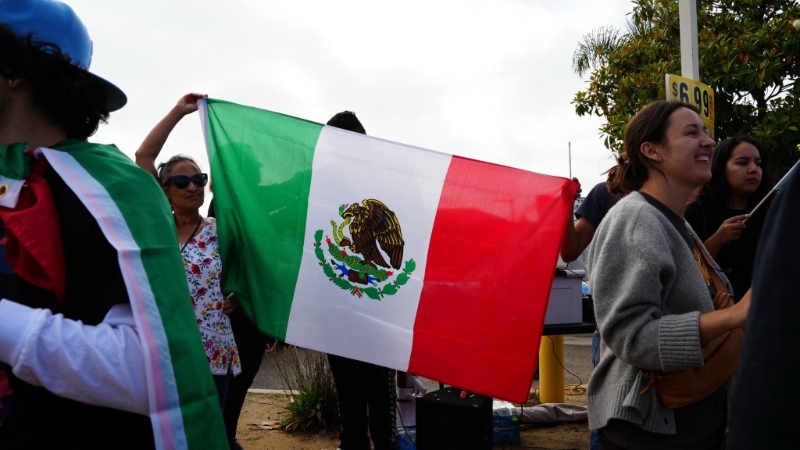 特朗普宣布对墨西哥征收30%关税。 路透社 特朗普宣布对墨西哥征收30%关税。 路透社