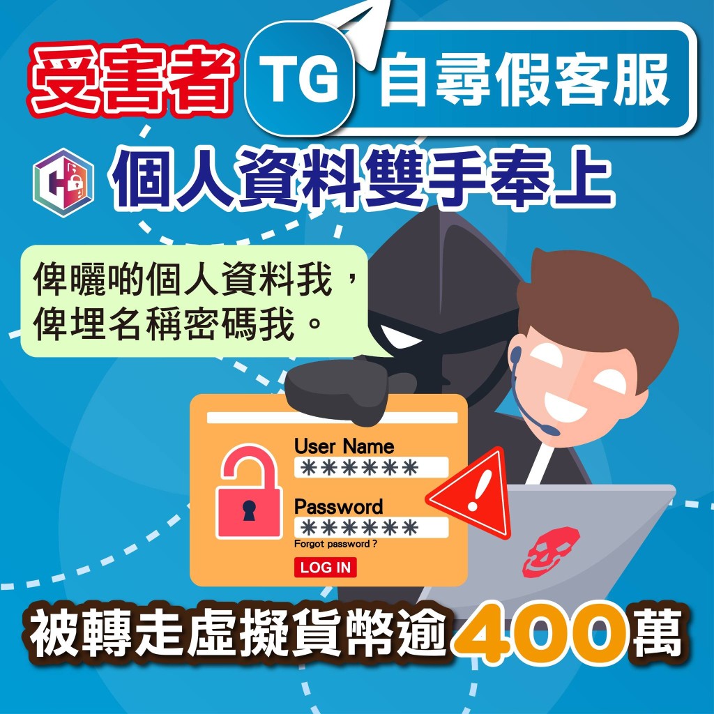 警方今日(7月18日)在防骗专页“守网者”分享案例。 警方今日(7月18日)在防骗专页“守网者”分享案例。