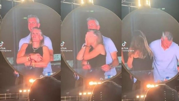 Coldplay演唱会变捉奸直播现场,影片在网上疯传。 Coldplay演唱会变捉奸直播现场,影片在网上疯传。