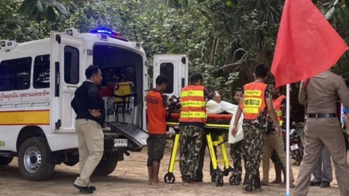 遇溺死亡的游客遗体,在事发地点一公里外被找回。Thai Maritime Enforcement Command Centre Region 3 遇溺死亡的游客遗体,在事发地点一公里外被找回。Thai Maritime Enforcement Command Centre Region 3