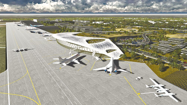 美国积极发展太空港计划,由美国联邦航空总署(FAA)主导,图为太空港示意图。 美国积极发展太空港计划,由美国联邦航空总署(FAA)主导,图为太空港示意图。