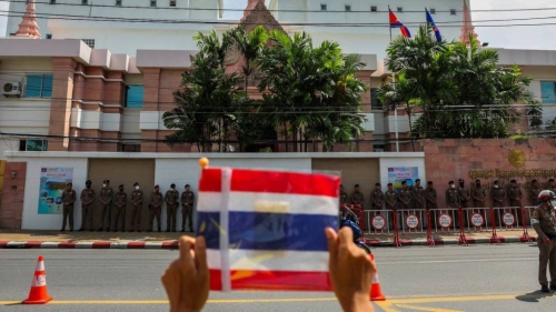 泰国与柬埔寨关系,自边境爆衝突后不断恶化。路透社 泰国与柬埔寨关系,自边境爆衝突后不断恶化。路透社