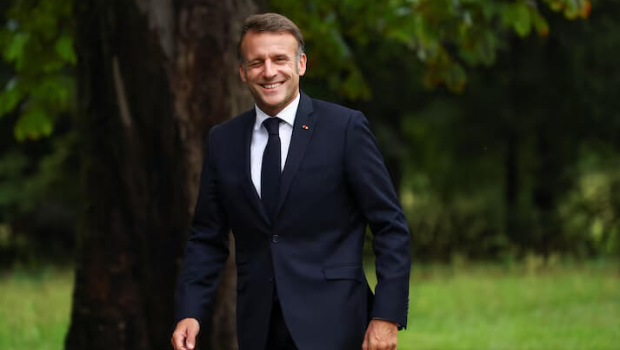 法国总统马克宏。(路透社) 法国总统马克宏。(路透社)