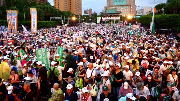 全台罢免首波投票7月26日举行,罢团24日于凯道集结活动。 全台罢免首波投票7月26日举行,罢团24日于凯道集结活动。