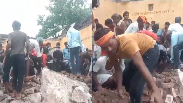 印度一所小学屋顶坍塌,至少6名儿童死亡。 印度一所小学屋顶坍塌,至少6名儿童死亡。