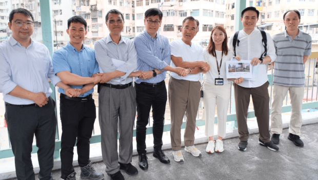 元朗“日落桥”升降机工程延误 元朗“日落桥”升降机工程延误