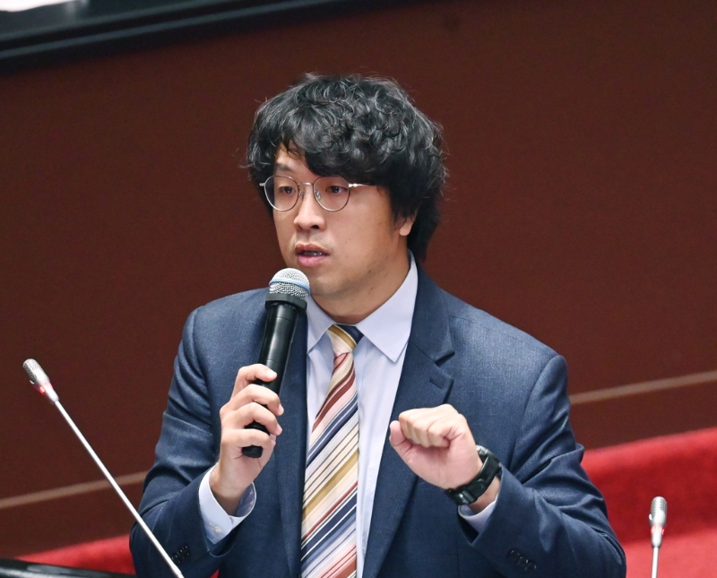 民进党“立委”沈伯洋。中时资料照 民进党“立委”沈伯洋。中时资料照