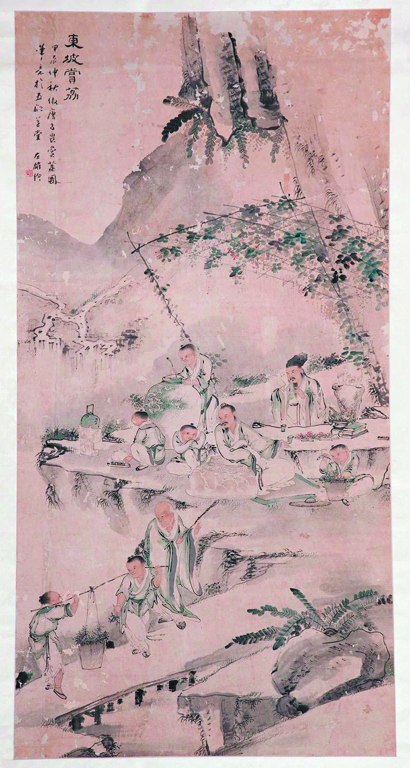 倪明-东坡赏荔图,广东省博物馆藏。-FZ102814149830