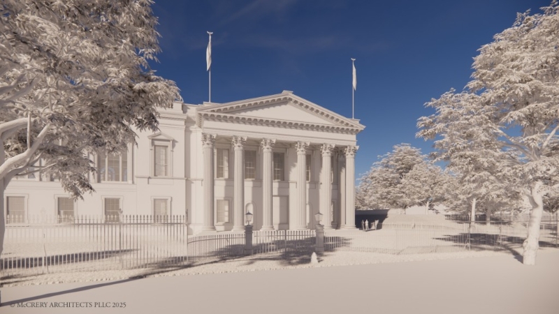 白宫新宴会厅预想图。 White House5 白宫新宴会厅预想图。 White House5