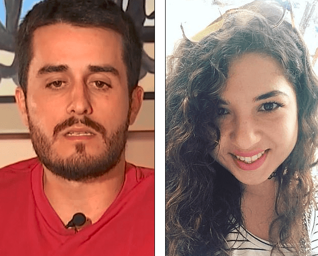 22岁女死者贝纳维德斯(右)及其男友安古洛。 22岁女死者贝纳维德斯(右)及其男友安古洛。