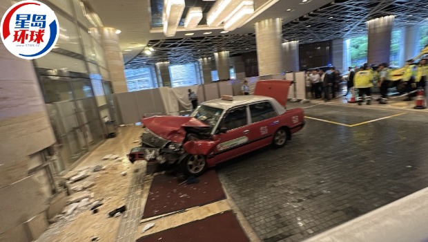 荃湾如心酒店早前发生致命车祸。 荃湾如心酒店早前发生致命车祸。