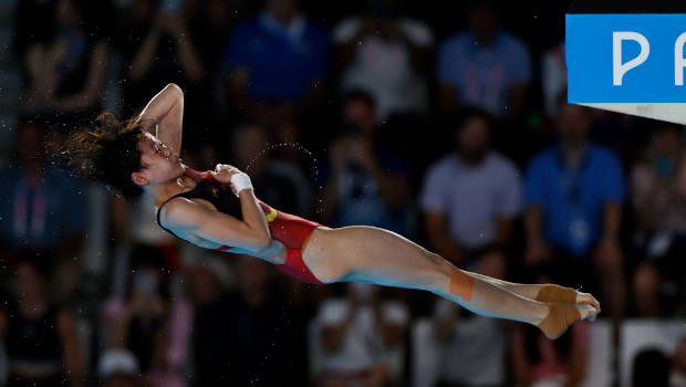 中国金牌跳水选手全红婵。 中国金牌跳水选手全红婵。