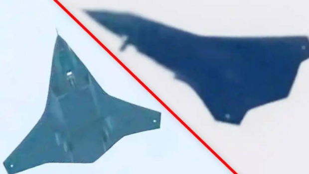 网上流传解放军第三款第六代先进战机的试飞图片。 网上流传解放军第三款第六代先进战机的试飞图片。