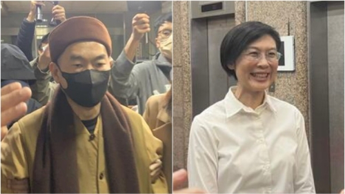 台湾民进党女“立委”与寺庙住持关系暧昧 台湾民进党女“立委”与寺庙住持关系暧昧