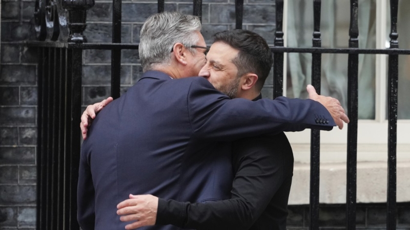 英乌领导人交换意见 英乌领导人交换意见