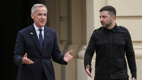 泽连斯基会晤卡尼,加国不排除向乌克兰派遣部队 泽连斯基会晤卡尼,加国不排除向乌克兰派遣部队