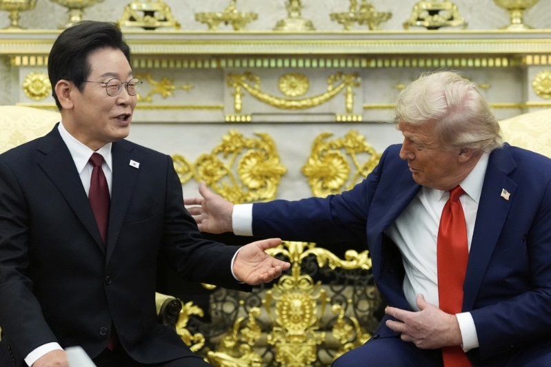 李在明访问白宫 李在明访问白宫