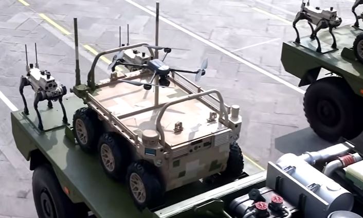 陆军的无人作战装备。 陆军的无人作战装备。