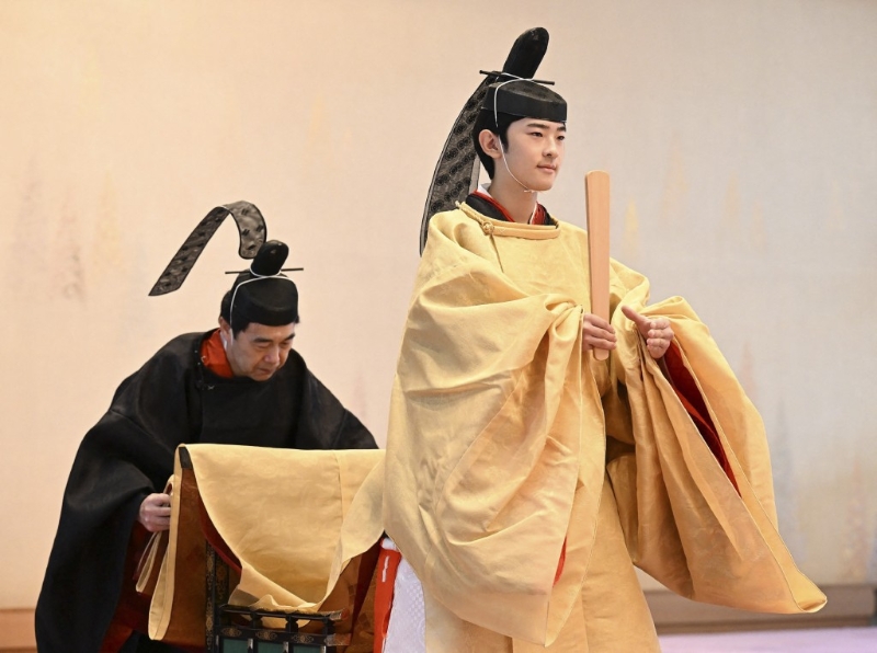 今次是日本皇室相隔40年后再办成年礼。 今次是日本皇室相隔40年后再办成年礼。