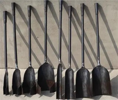 盗墓北派发现的探土工具洛阳铲。 盗墓北派发现的探土工具洛阳铲。