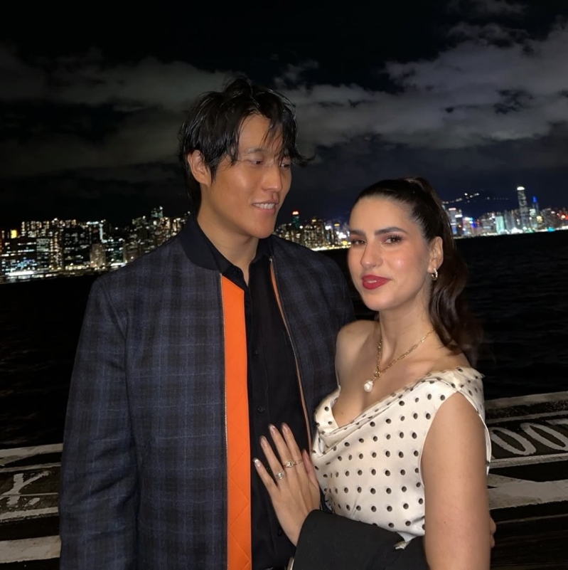 马在骧日前和新女友Shakila一齐出席活动。 马在骧日前和新女友Shakila一齐出席活动。