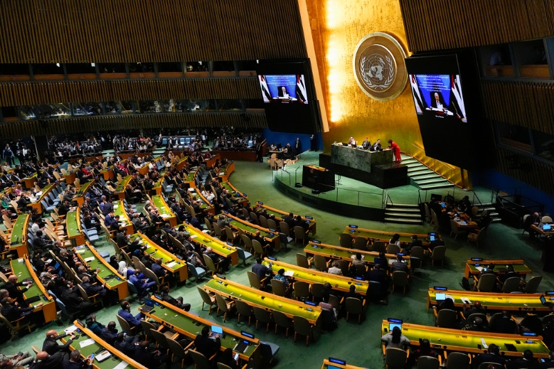 巴勒斯坦总统于联合国影片发表讲话 巴勒斯坦总统于联合国影片发表讲话