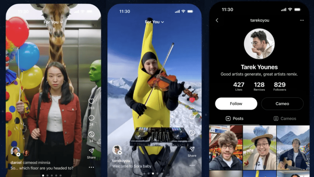 OpenAI推影片分享平台Sora,挑战TikTok及Meta OpenAI推影片分享平台Sora,挑战TikTok及Meta
