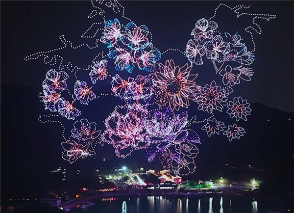 中国科技公司展示新型无人机货柜收发集群技术:一键快速放飞和回收数千架无人机