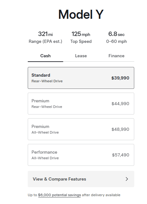 特斯拉最便宜车型!“精简版”Model Y/3发布 特斯拉市值一夜蒸发超4600亿元