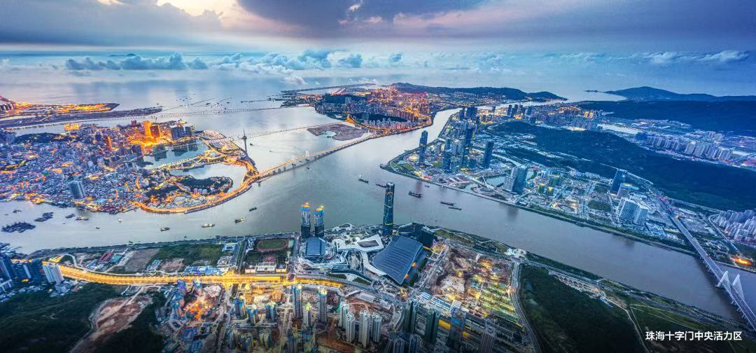 图为珠海十字门中央商务区 图为珠海十字门中央商务区