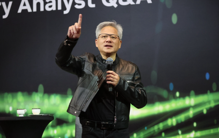 英伟达执行长黄仁勋。 英伟达执行长黄仁勋。