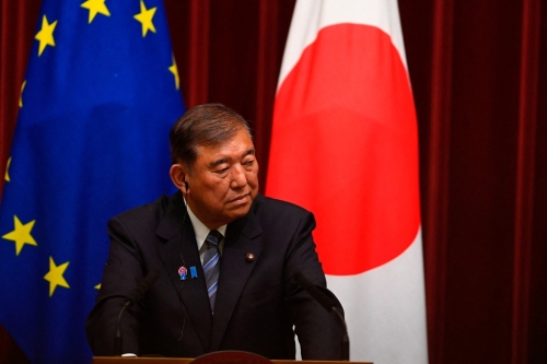 石破茂执政386天后,周二早上率内阁总辞。 石破茂执政386天后,周二早上率内阁总辞。