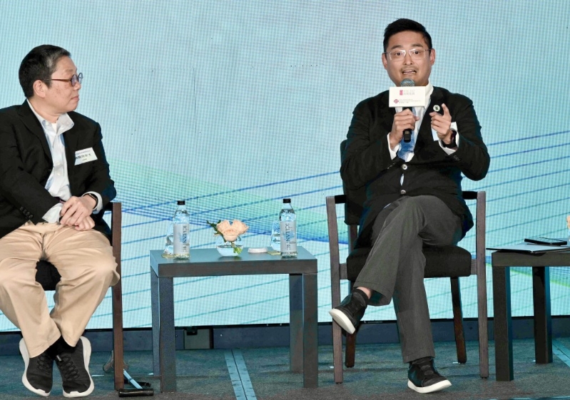 林忠泽强调「不以人为单位,无从谈企业永续」。 林忠泽强调「不以人为单位,无从谈企业永续」。