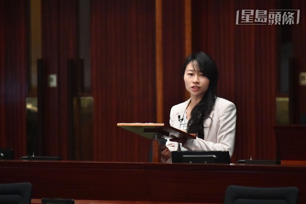 工联会陈颖欣在原区争取连任。 工联会陈颖欣在原区争取连任。