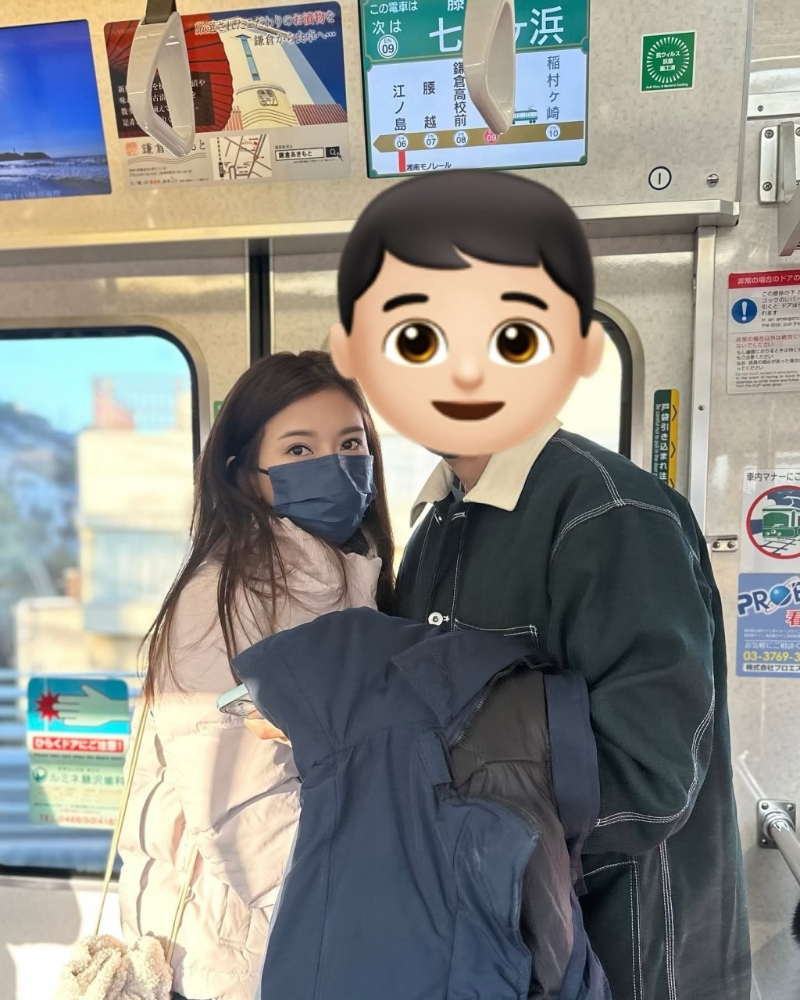 梁凯宁与未婚夫的旅行照片。 梁凯宁与未婚夫的旅行照片。