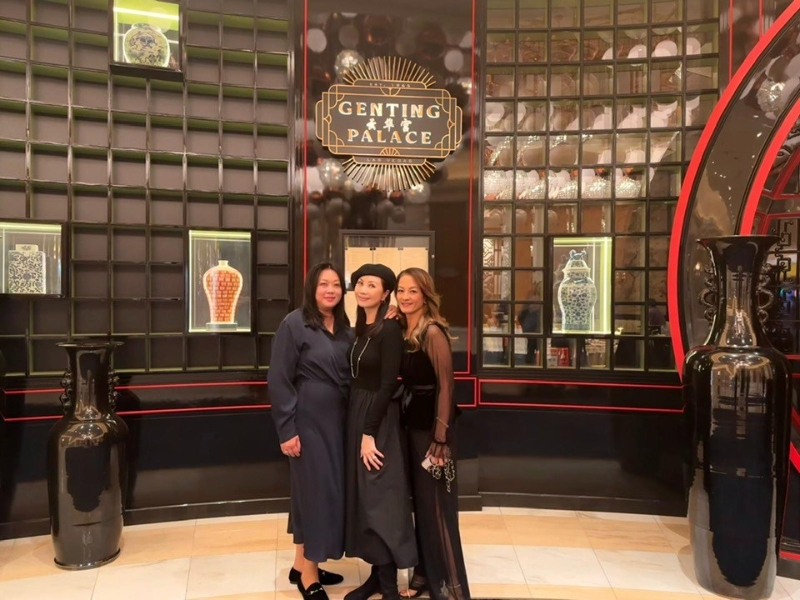 杨宝玲林颖嫺日前在美国聚会。 杨宝玲林颖嫺日前在美国聚会。