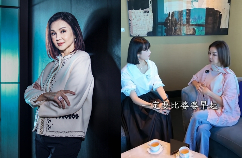 谢玲玲谈过去豪门婚姻。 谢玲玲谈过去豪门婚姻。