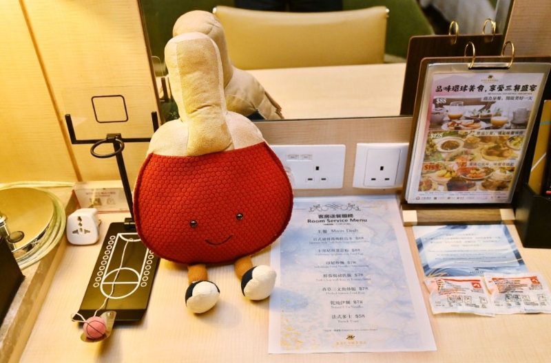 旺角维景酒店因应全运会,推出相应主题房。 旺角维景酒店因应全运会,推出相应主题房。