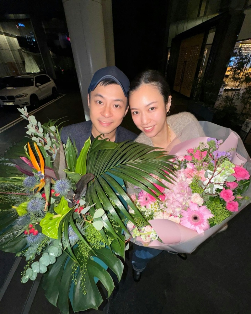 霍启仁与女友拍拖多年。 霍启仁与女友拍拖多年。