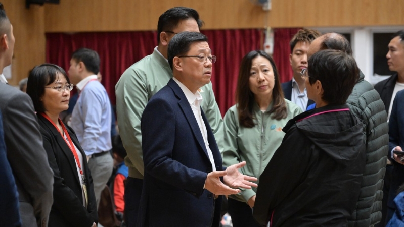 特首李家超。 特首李家超。