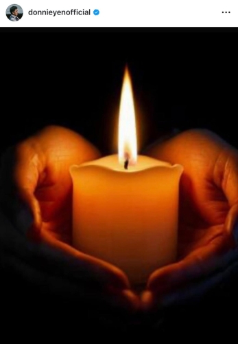 甄子丹昨晚在社交网发文︰“天佑香港!God bless Hong Kong”。 甄子丹昨晚在社交网发文︰“天佑香港!God bless Hong Kong”。