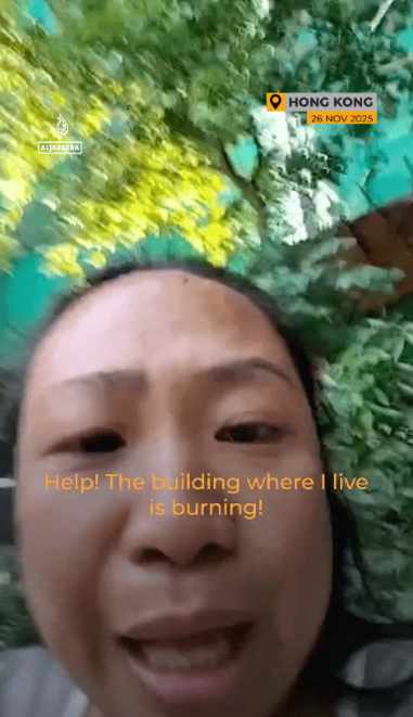 菲佣 Nerissa Catabay抱着幼主由23楼狂奔逃命,更边走边直播 菲佣 Nerissa Catabay抱着幼主由23楼狂奔逃命,更边走边直播