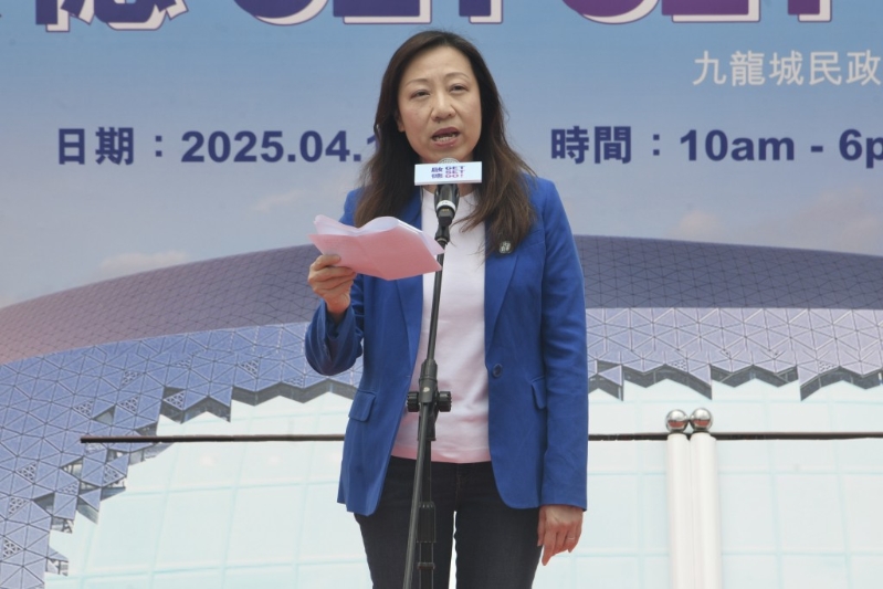 民政事务总署署长杜洁丽。 民政事务总署署长杜洁丽。