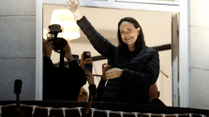 “诺贝尔和平奖得主”马查多秘密逃亡内幕曝光 “诺贝尔和平奖得主”马查多秘密逃亡内幕曝光