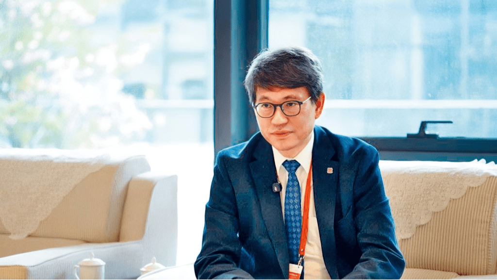 理大高级副校长(研究及创新)赵汝恒教授指,大学积极完善创科生态链。 理大高级副校长(研究及创新)赵汝恒教授指,大学积极完善创科生态链。