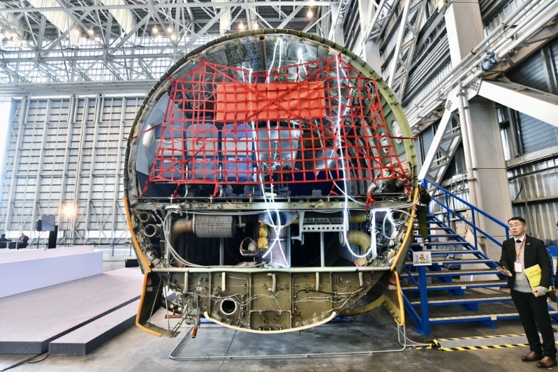 真实飞机改装而成的培训机舱 真实飞机改装而成的培训机舱