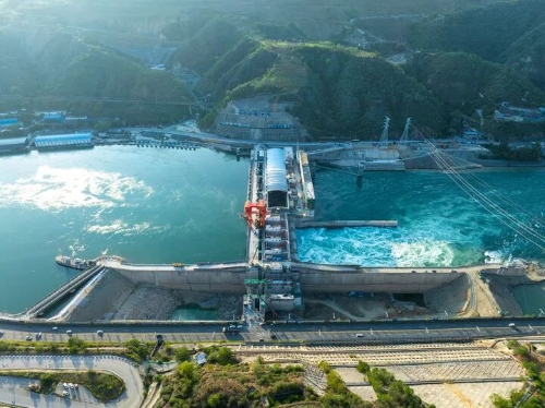 这是2025年6月拍摄的银江水电站。 这是2025年6月拍摄的银江水电站。