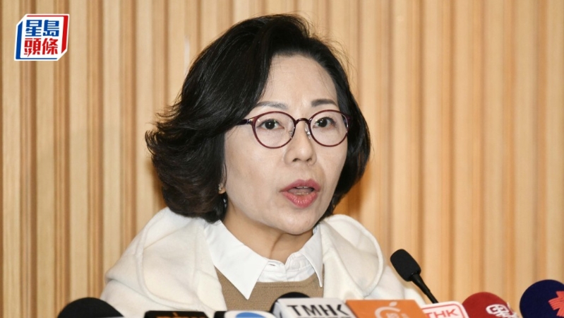 民政及青年事务局局长麦美娟。 民政及青年事务局局长麦美娟。